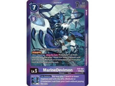 MarineDevimon (Limited Foil) – EX08 Chain of Liberation | Carta DIGIMON en México