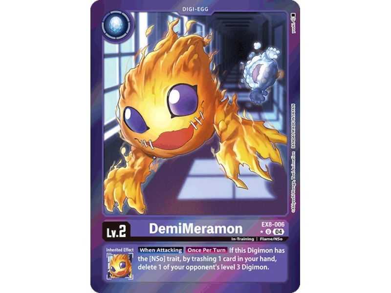 DemiMeramon (Limited Foil) – EX08 Chain of Liberation | Carta DIGIMON en México