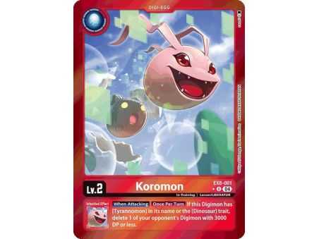 Koromon (Limited Foil) – EX08 Chain of Liberation | Carta DIGIMON en México