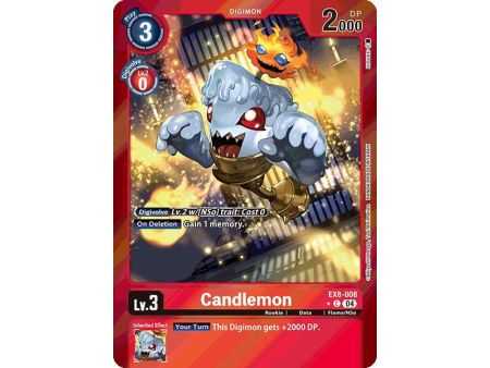 Candlemon (Limited Foil) – EX08 Chain of Liberation | Carta DIGIMON en México