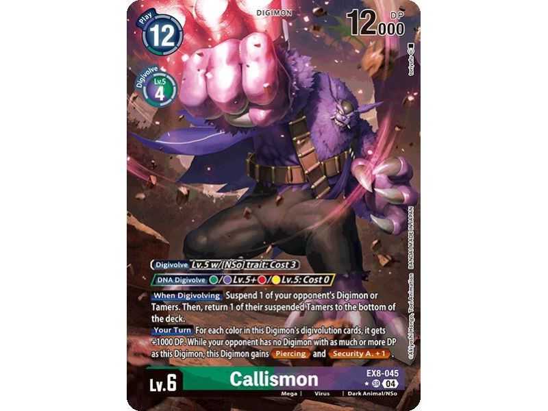 Callismon (Alternat Art) – EX08 Chain of Liberation | Carta DIGIMON en México