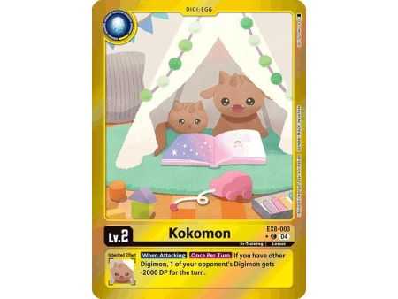 Kokomon (Limited Foil) – EX08 Chain of Liberation | Carta DIGIMON en México