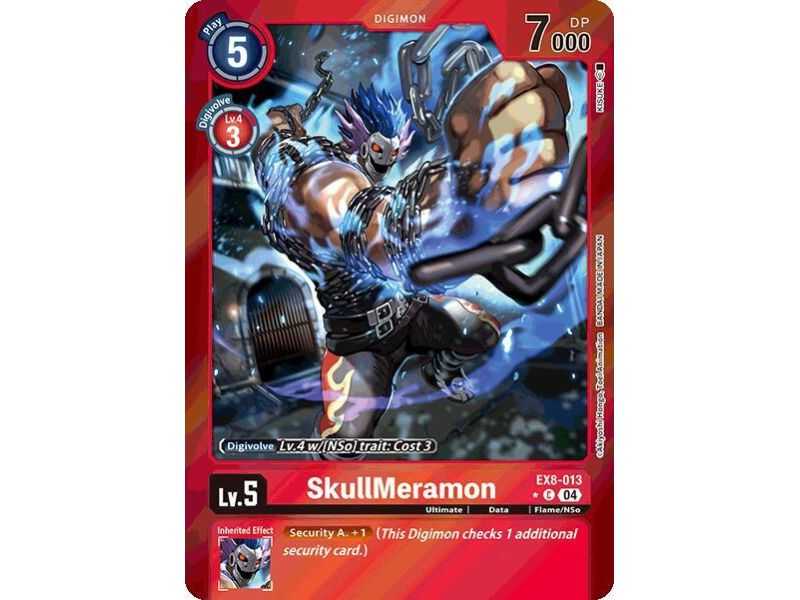 SkullMeramon (Limited Foil) – EX08 Chain of Liberation | Carta DIGIMON en México