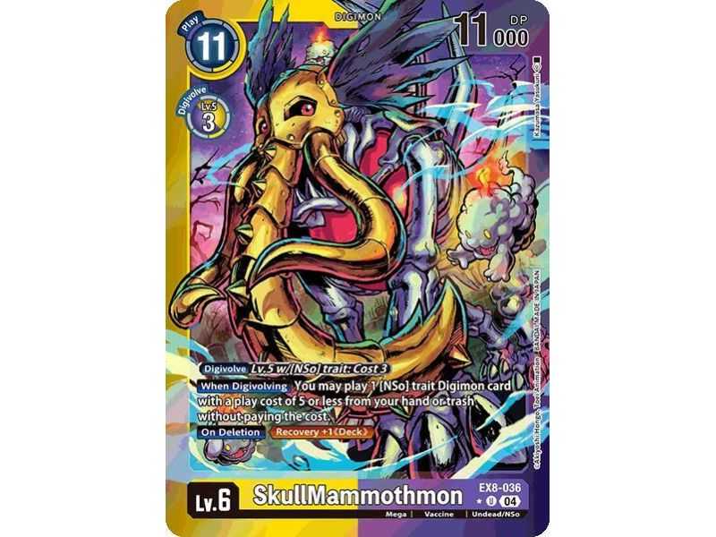 SkullMammothmon (Limited Foil) – EX08 Chain of Liberation | Carta DIGIMON en México