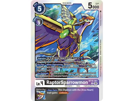 RaptorSparrowmon (Rare)