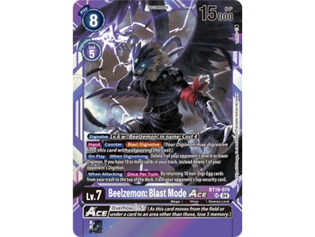Beelzemon: Blast Mode ACE (Super Rare)