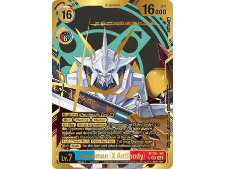 Omnimon (X Antibody) (Textured) – BT19-20 Special Booster 2.5 | Carta DIGIMON en México