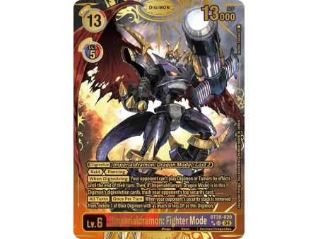 Imperialdramon: Fighter Mode (Textured) – BT19-20 Special Booster 2.5 | Carta DIGIMON en México