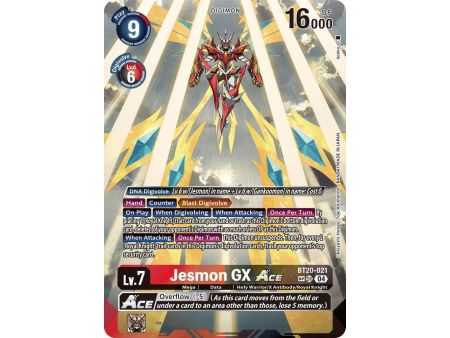 Jesmon GX ACE (Textured) – BT19-20 Special Booster 2.5 | Carta DIGIMON en México