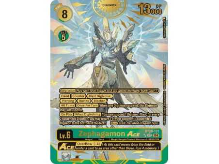 Zephagamon ACE (Textured) – BT19-20 Special Booster 2.5 | Carta DIGIMON en México