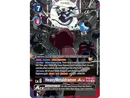 HeavyMetaldramon ACE (Textured) – BT19-20 Special Booster 2.5 | Carta DIGIMON en México