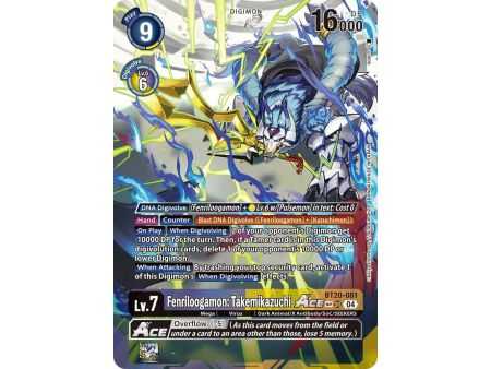 Fenriloogamon: Takemikazuchi ACE (Textured) – BT19-20 Special Booster 2.5 | Carta DIGIMON en México