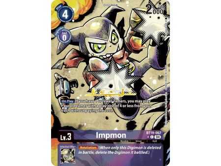 Impmon (Alternate Art) – BT19-20 Special Booster 2.5 | Carta DIGIMON en México