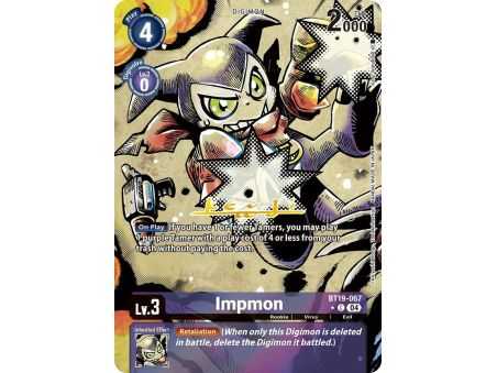 Impmon (Alternate Art) – BT19-20 Special Booster 2.5 | Carta DIGIMON en México