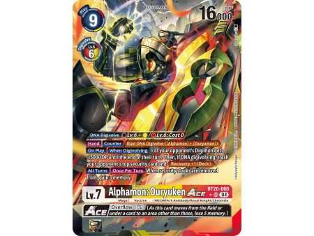 Alphamon: Ouryuken ACE (Alternate Art) – BT19-20 Special Booster 2.5 | Carta DIGIMON en México