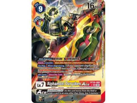 Alphamon: Ouryuken ACE (Alternate Art) – BT19-20 Special Booster 2.5 | Carta DIGIMON en México