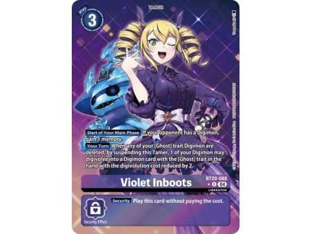 Violet Inboots (Alternate Art) – BT19-20 Special Booster 2.5 | Carta DIGIMON en México