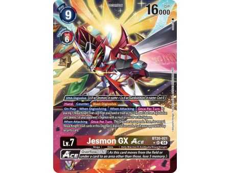 Jesmon GX ACE (Alternate Art) – BT19-20 Special Booster 2.5 | Carta DIGIMON en México