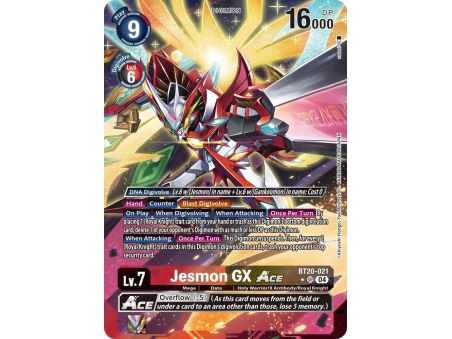 Jesmon GX ACE (Alternate Art) – BT19-20 Special Booster 2.5 | Carta DIGIMON en México