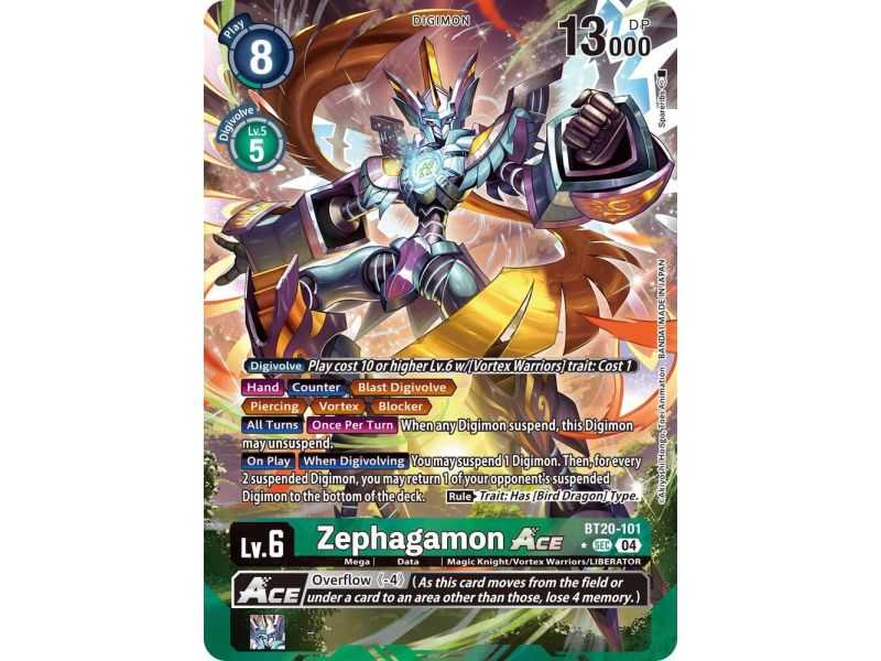 Zephagamon ACE (Alternate Art) – BT19-20 Special Booster 2.5 | Carta DIGIMON en México
