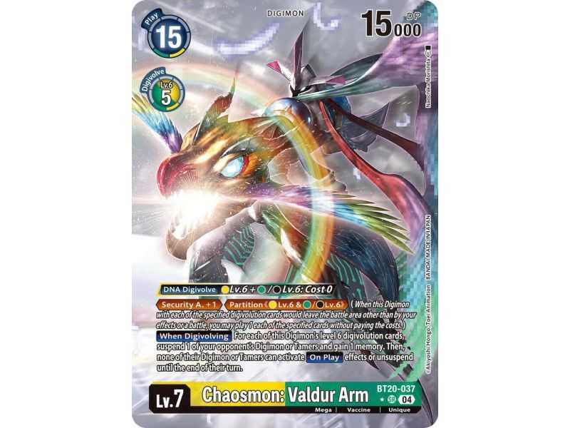 Chaosmon: Valdur Arm (Alternate Art) – BT19-20 Special Booster 2.5 | Carta DIGIMON en México