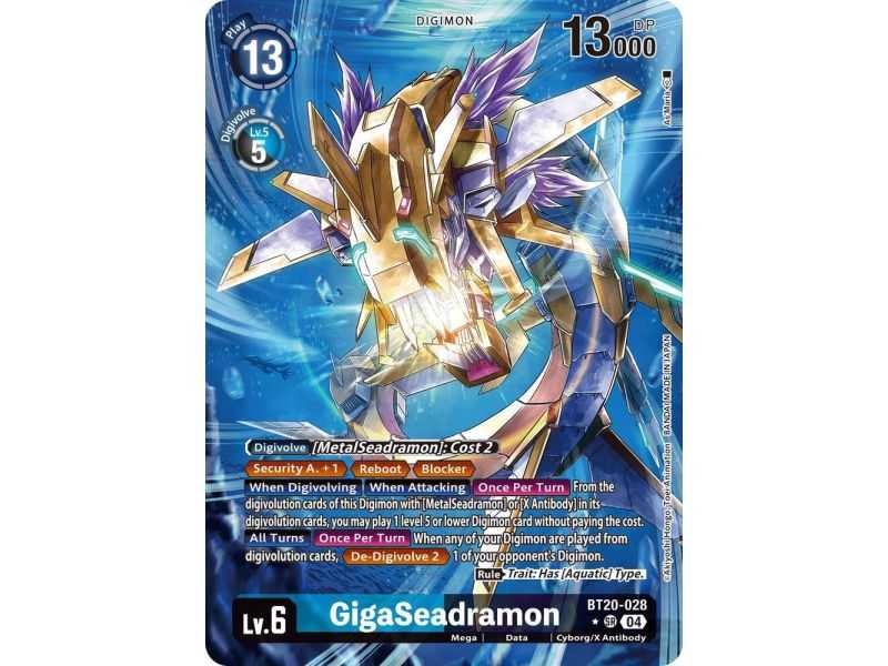 GigaSeadramon (Alternate Art) – BT19-20 Special Booster 2.5 | Carta DIGIMON en México