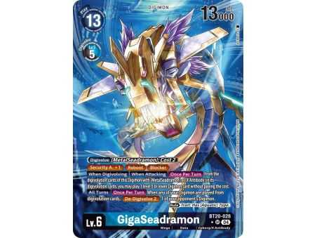 GigaSeadramon (Alternate Art) – BT19-20 Special Booster 2.5 | Carta DIGIMON en México