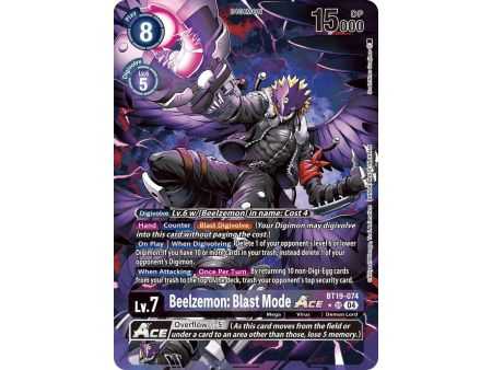 Beelzemon: Blast Mode ACE (Alternate Art) – BT19-20 Special Booster 2.5 | Carta DIGIMON en México
