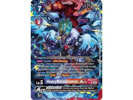 HeavyMetaldramon ACE (Alternate Art) – BT19-20 Special Booster 2.5 | Carta DIGIMON en México