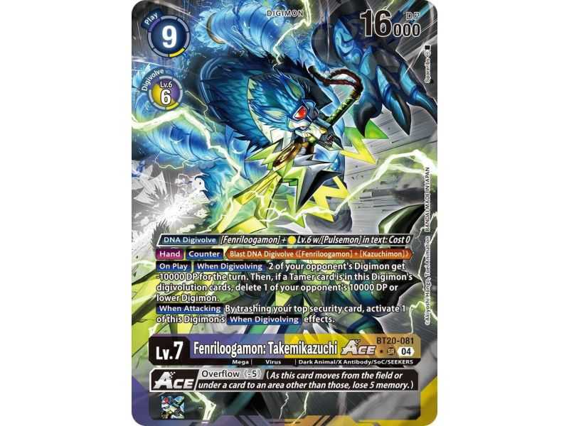 Fenriloogamon: Takemikazuchi ACE (Alternate Art) – BT19-20 Special Booster 2.5 | Carta DIGIMON en México