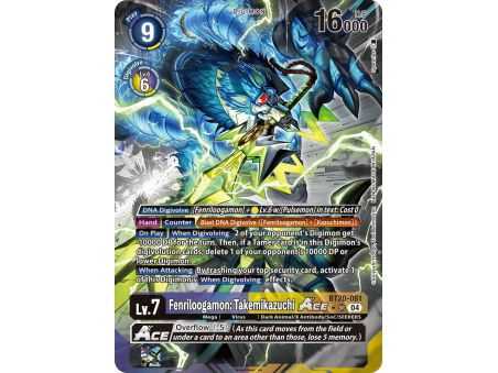 Fenriloogamon: Takemikazuchi ACE (Alternate Art) – BT19-20 Special Booster 2.5 | Carta DIGIMON en México