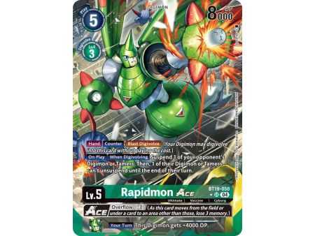 Rapidmon ACE (Alternate Art) – BT19-20 Special Booster 2.5 | Carta DIGIMON en México
