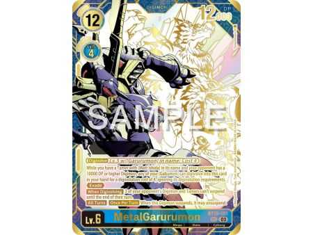 MetalGarurumon (Rare Pull) – BT19-20 Special Booster 2.5 | Carta DIGIMON en México