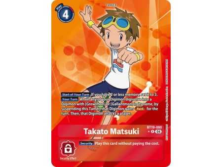 Takato Matsuki (Box Promotion Pack) – BT19-20 Special Booster 2.5 | Carta DIGIMON en México