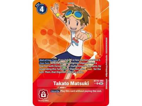Takato Matsuki (Box Promotion Pack) – BT19-20 Special Booster 2.5 | Carta DIGIMON en México