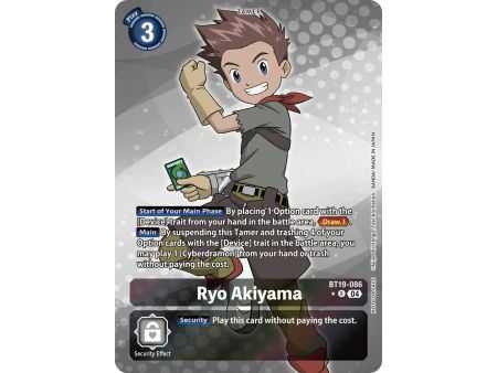 Ryo Akiyama (Box Promotion Pack) – BT19-20 Special Booster 2.5 | Carta DIGIMON en México
