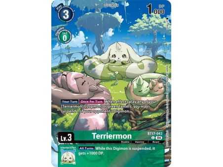 Terriermon (Box Topper) – EX08 Chain of Liberation | Carta DIGIMON en México