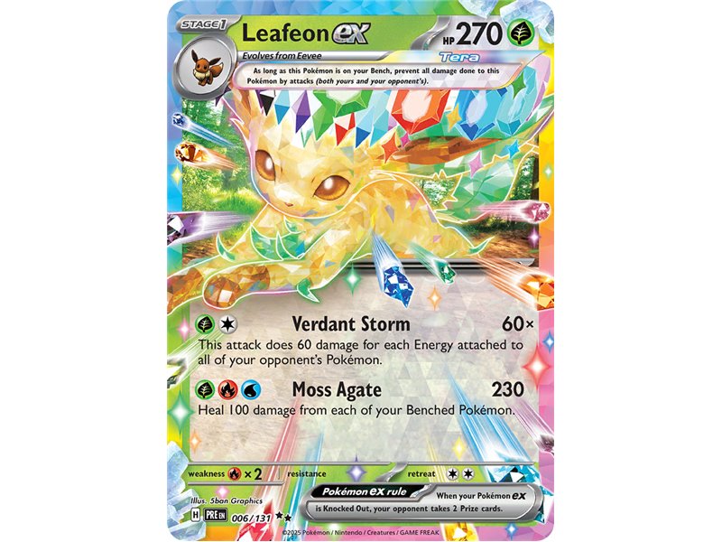 Leafeon ex (Double Rare)