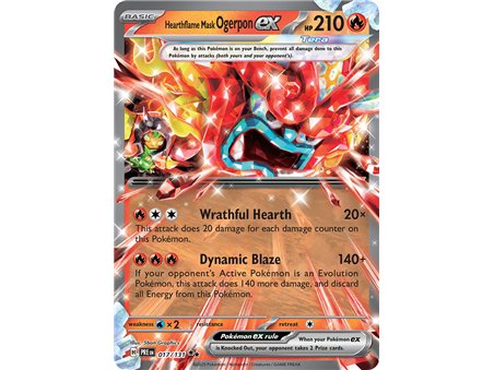 Hearthflame Mask Ogerpon ex (Double Rare)