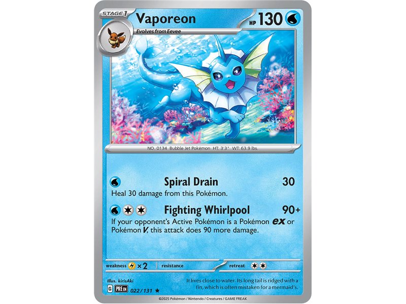 Vaporeon (Rare Holofoil)