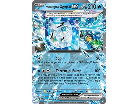 Wellspring Mask Ogerpon ex (Double Rare)