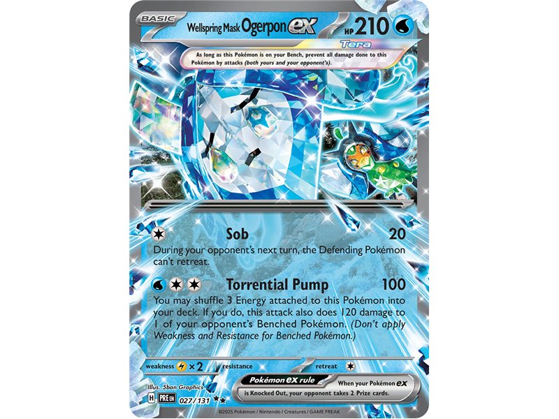 Wellspring Mask Ogerpon ex (Double Rare)