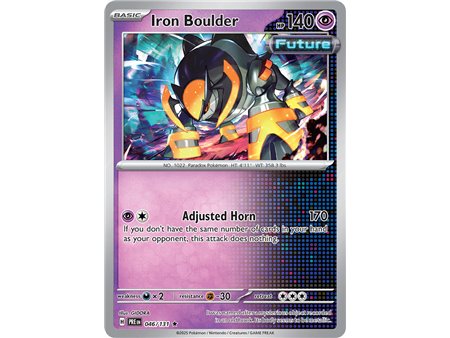Iron Boulder (Rare Holofoil)
