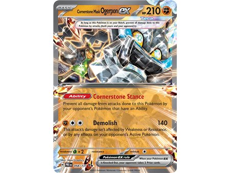 Cornestone Mask Ogerpon ex (Double Rare)