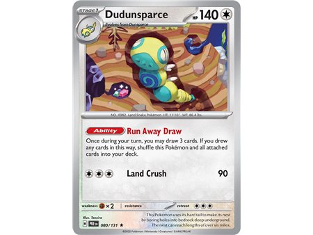 Dudunsparce (Rare Holofoil)