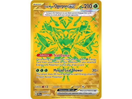 Teal Mask Ogerpon ex (Hyper Rare)