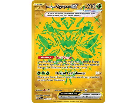 Teal Mask Ogerpon ex (Hyper Rare)