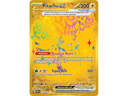 Pikachu ex (Hyper Rare)