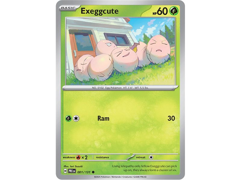 Exeggcute (Common/Reverse Holofoil)