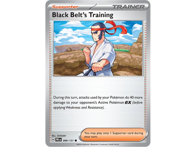 Black Belt�s Training (Common/Reverse Holofoil)